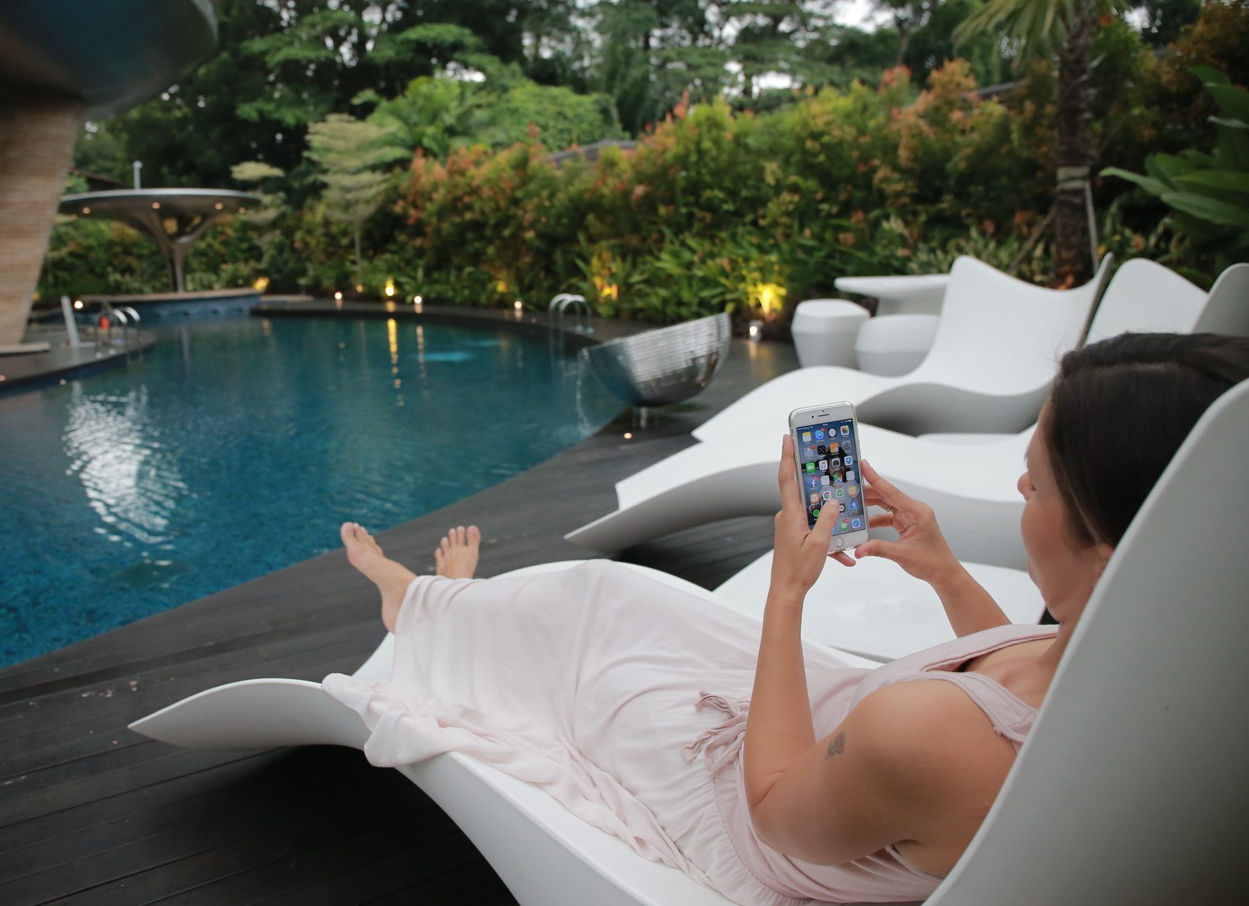 Residential lifestyle space with technology integration