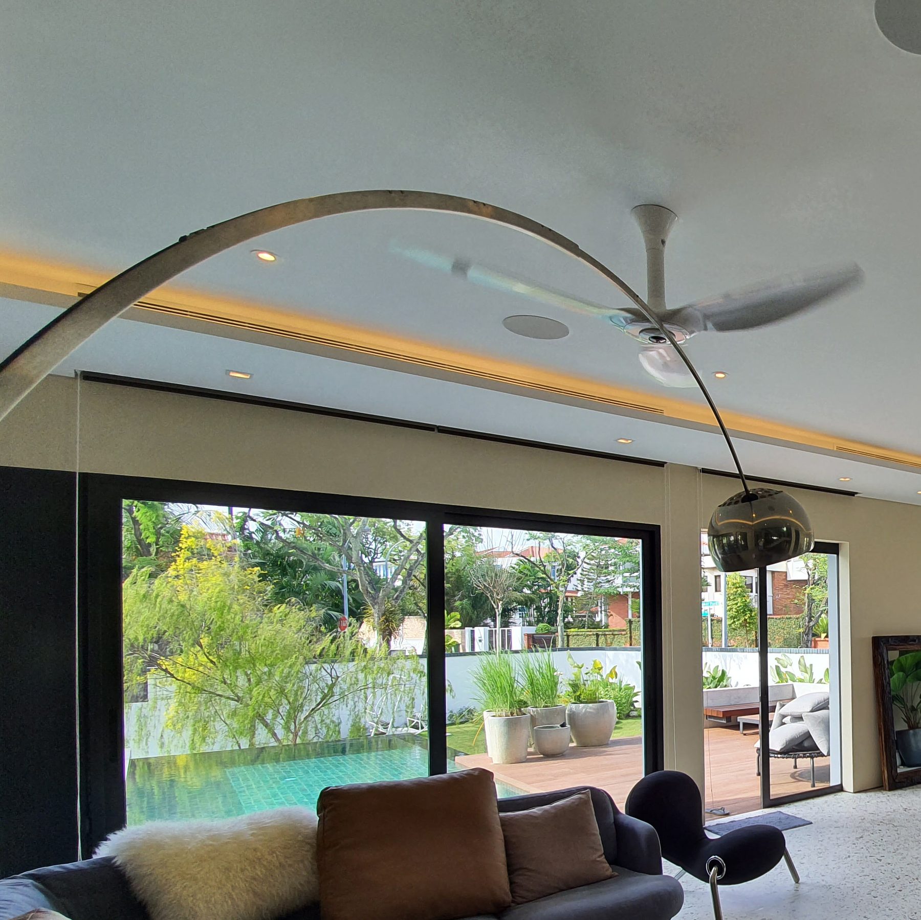 Responsive smart lighting in a residence
